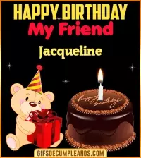 GIF Happy Birthday My Friend Jacqueline
